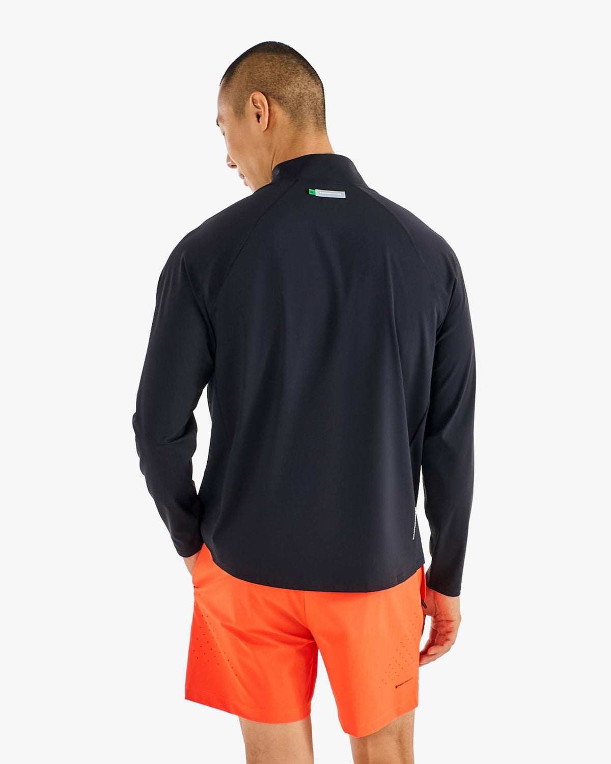 Performance Raglan Quarter Zip - Black Malbon Men