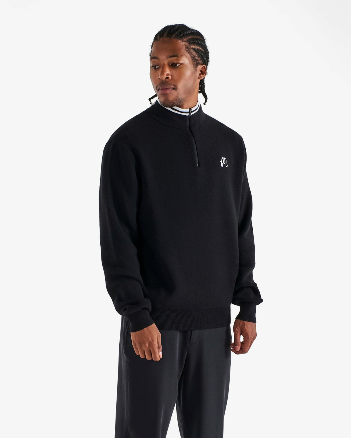 Sorrel Sweater - Black Malbon Men