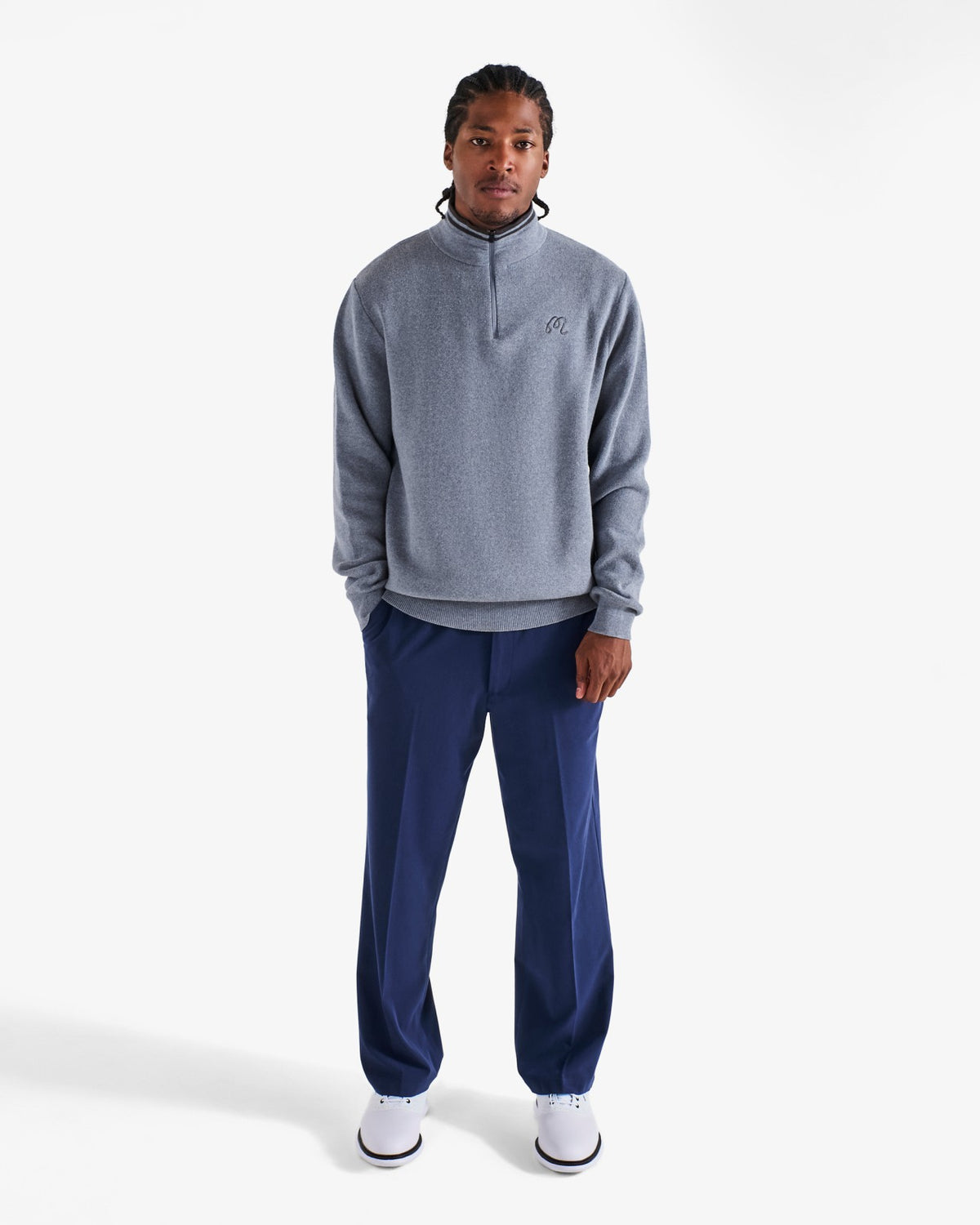 Sorrel Sweater - Charcoal Malbon Men