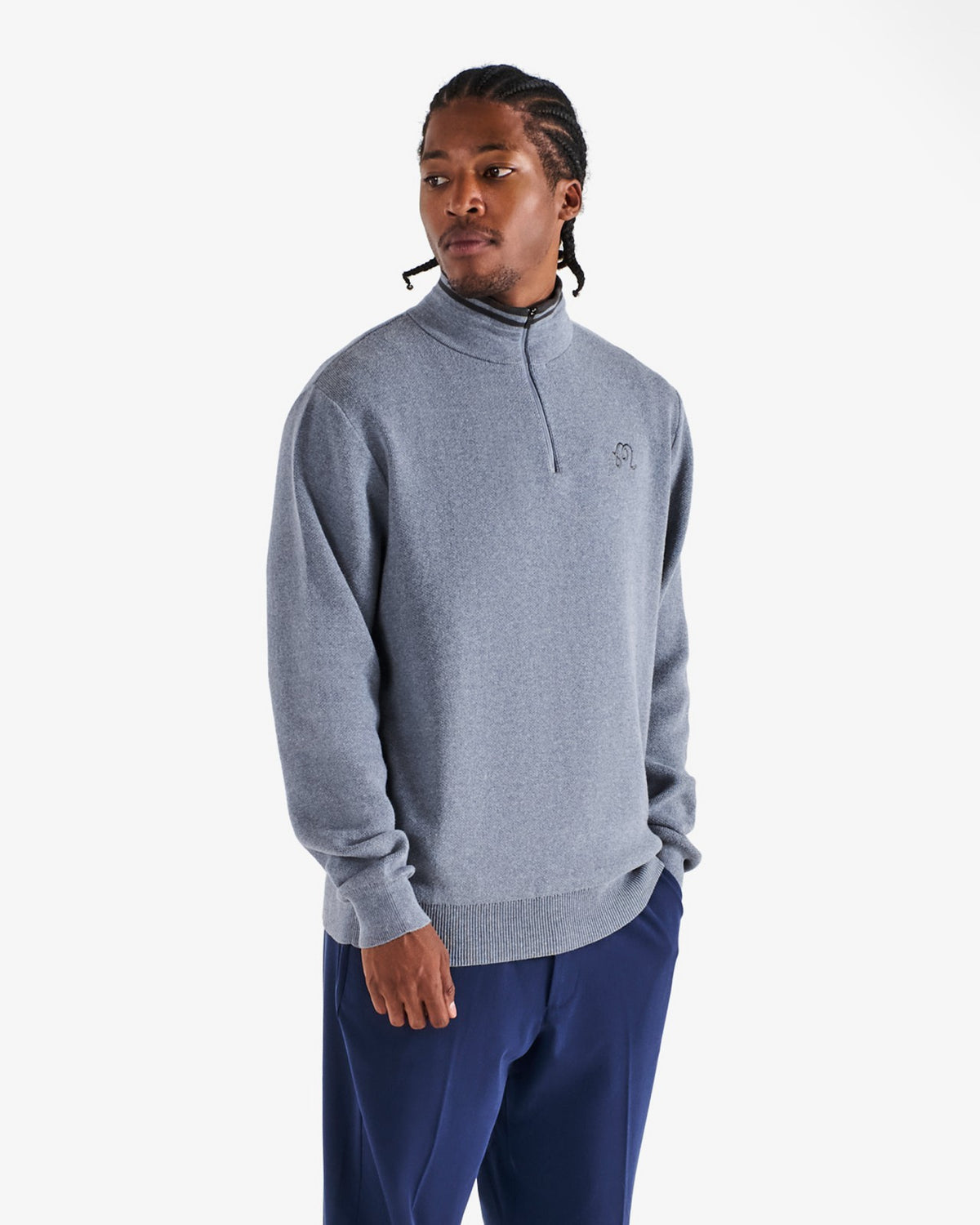Sorrel Sweater - Charcoal Malbon Men