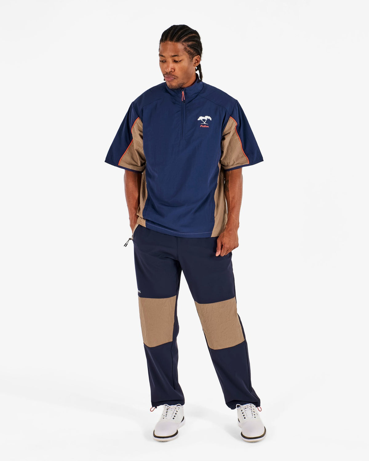 Torrey Pines Windshirt - Baritone Blue / Sea Turtle Malbon Men