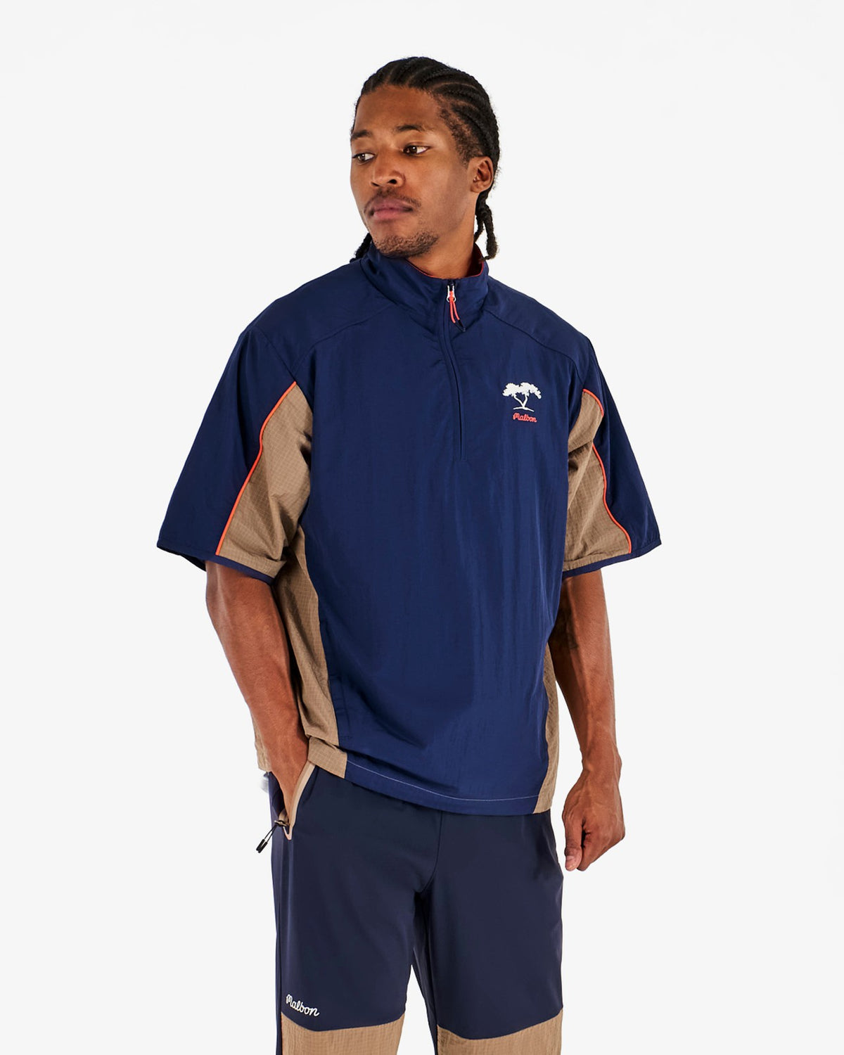 Torrey Pines Windshirt - Baritone Blue / Sea Turtle Malbon Men