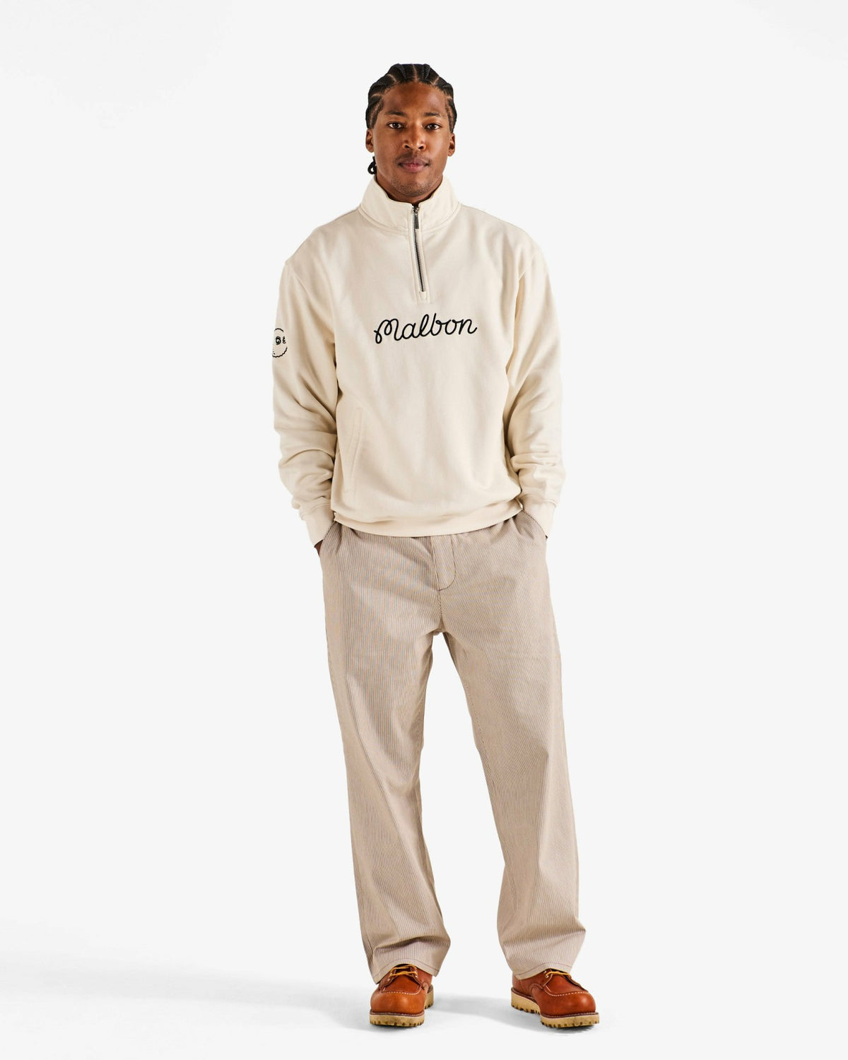 Collegiate Sweatshirt - Ivory Malbon Men