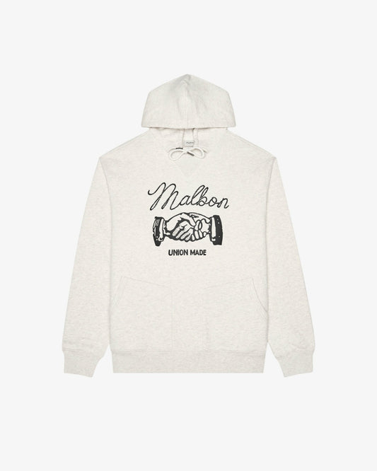 Union Made Hoodie - Heather Oatmeal Malbon Men