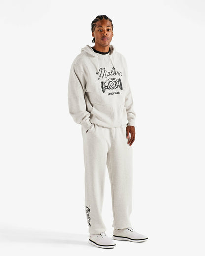 Union Made Hoodie - Heather Oatmeal Malbon Men