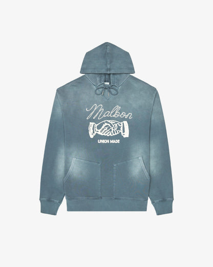 Union Made Hoodie - Dusty Navy Malbon Men