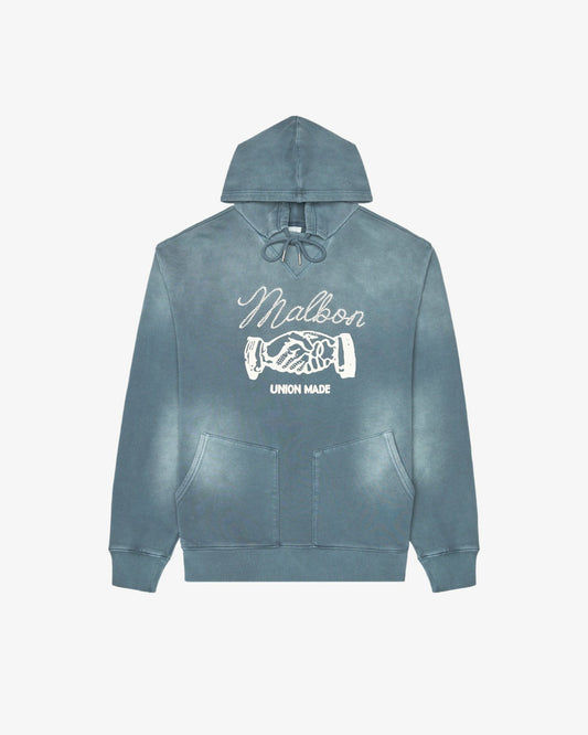 Union Made Hoodie - Dusty Navy Malbon Men