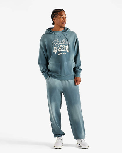 Union Made Hoodie - Dusty Navy Malbon Men