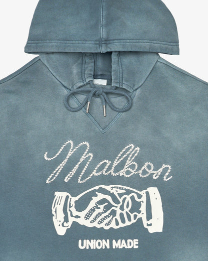 Union Made Hoodie - Dusty Navy Malbon Men