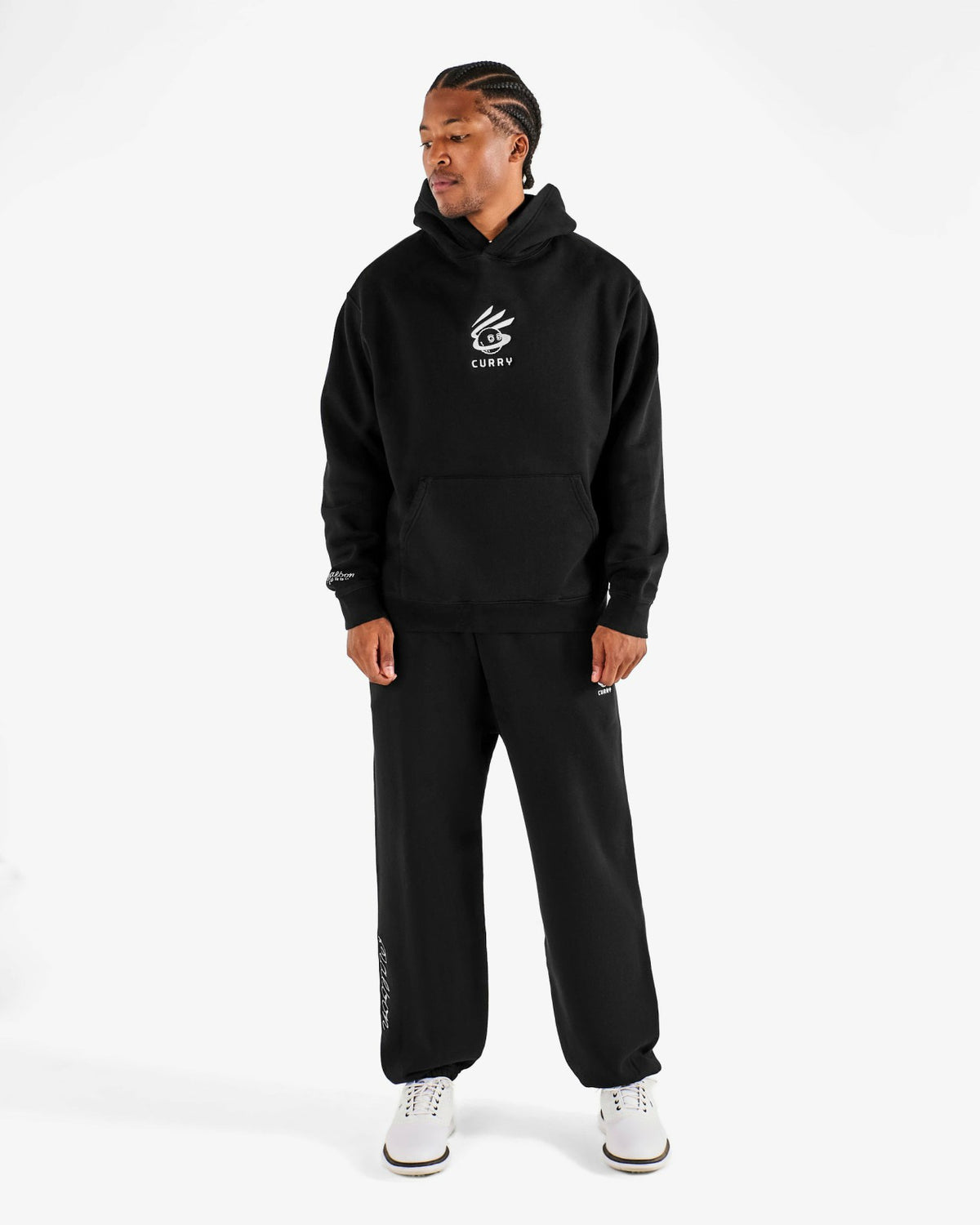 Curry Brand Fesque Hoodie - Black Malbon Men