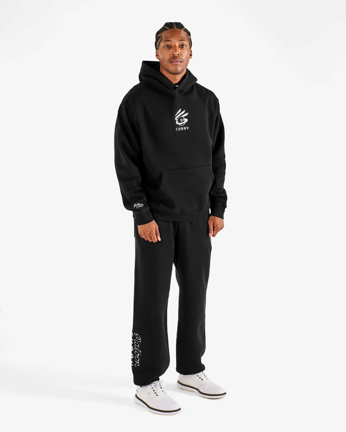 Curry Brand Fesque Hoodie - Black Malbon Men