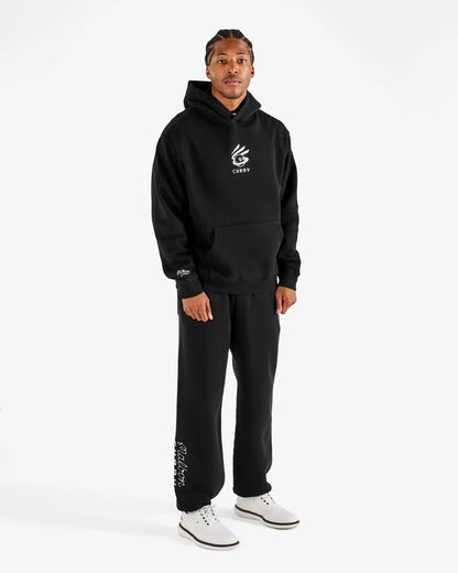 Curry Brand Fesque Hoodie - Black Malbon Men
