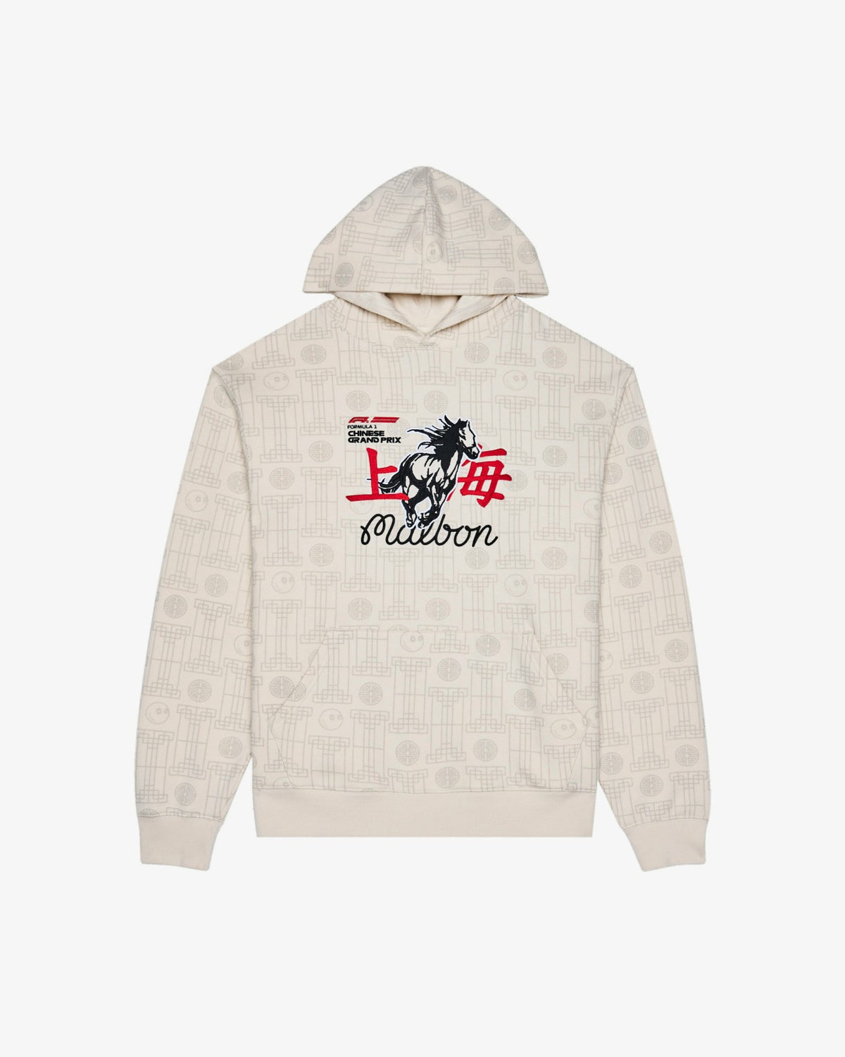 Fesque Stallion Sweatshirt - Whisper White Malbon Men