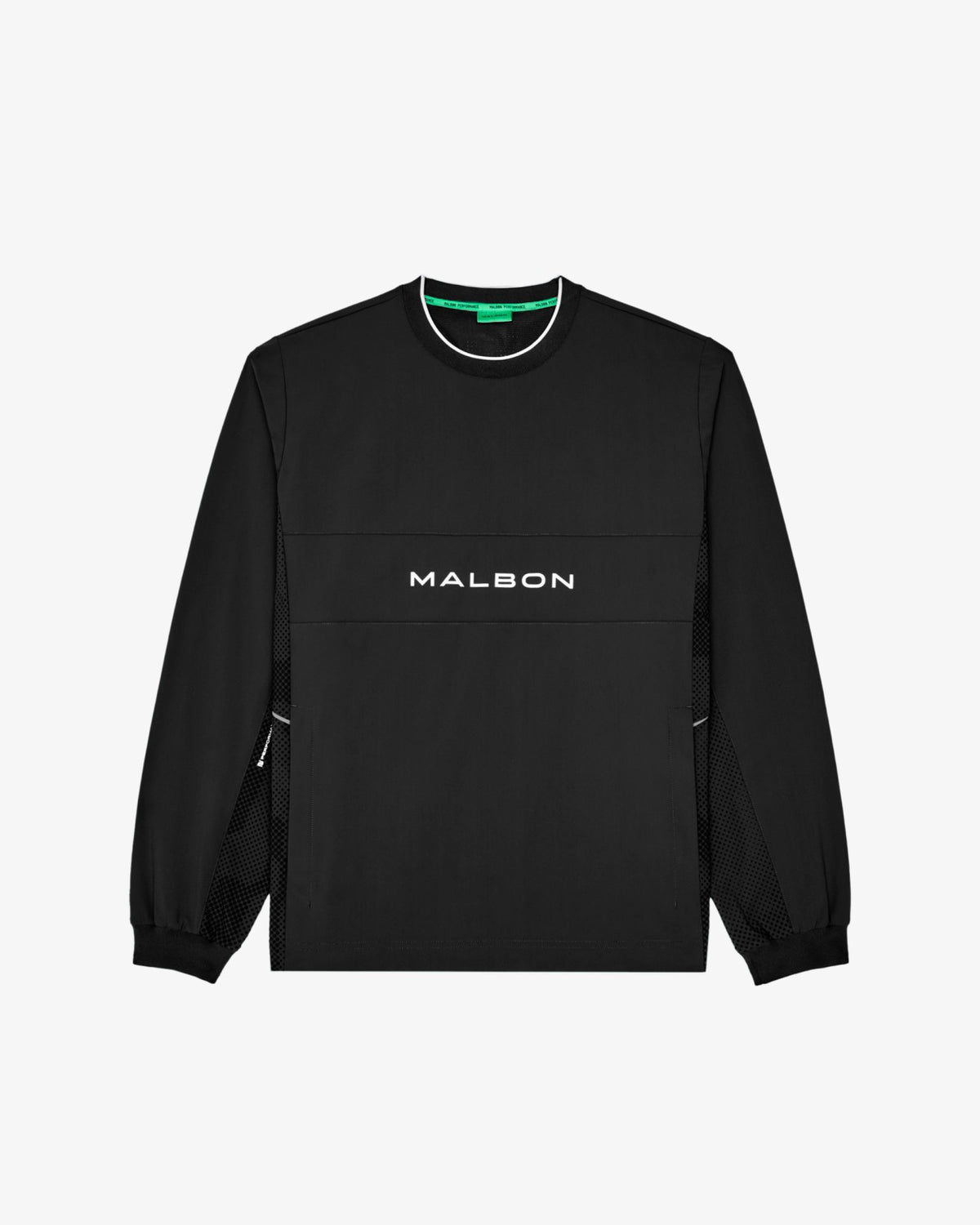 Performance Crew Popover - Black Malbon Men