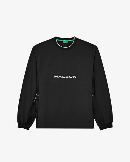 Performance Crew Popover - Black Malbon Men
