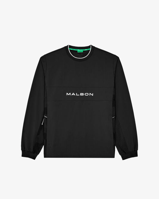 Performance Crew Popover - Black Malbon Men
