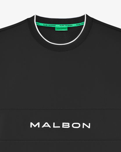 Performance Crew Popover - Black Malbon Men