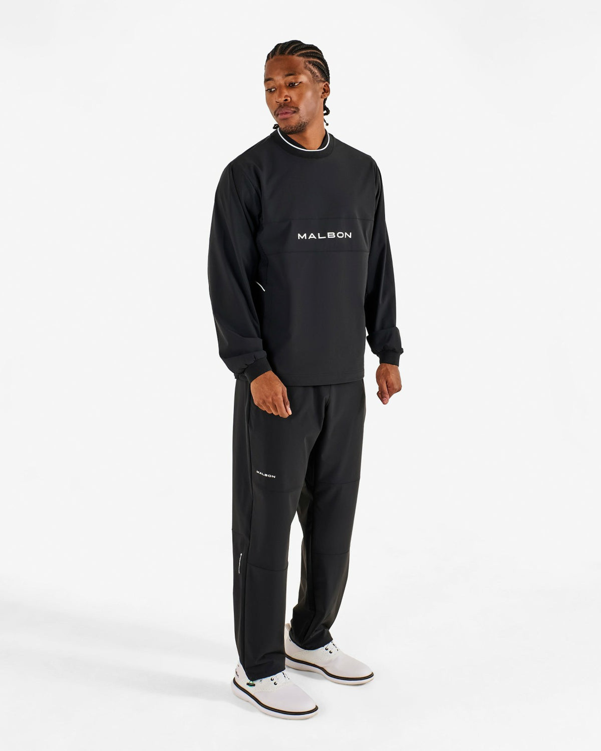 Performance Crew Popover - Black Malbon Men