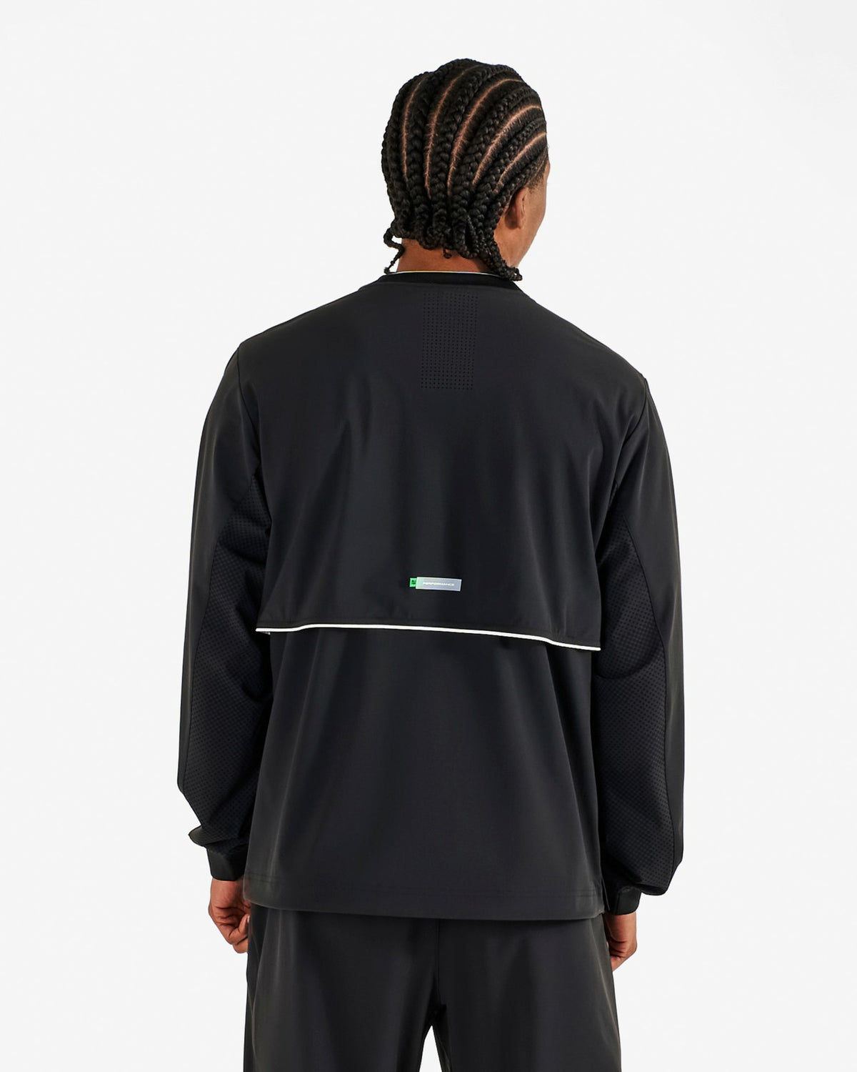 Performance Crew Popover - Black Malbon Men