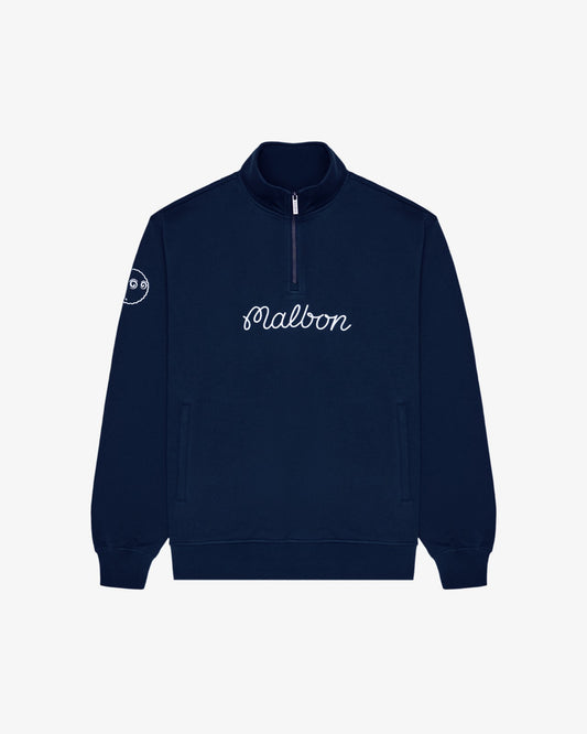 Collegiate Sweatshirt - Navy Malbon Men