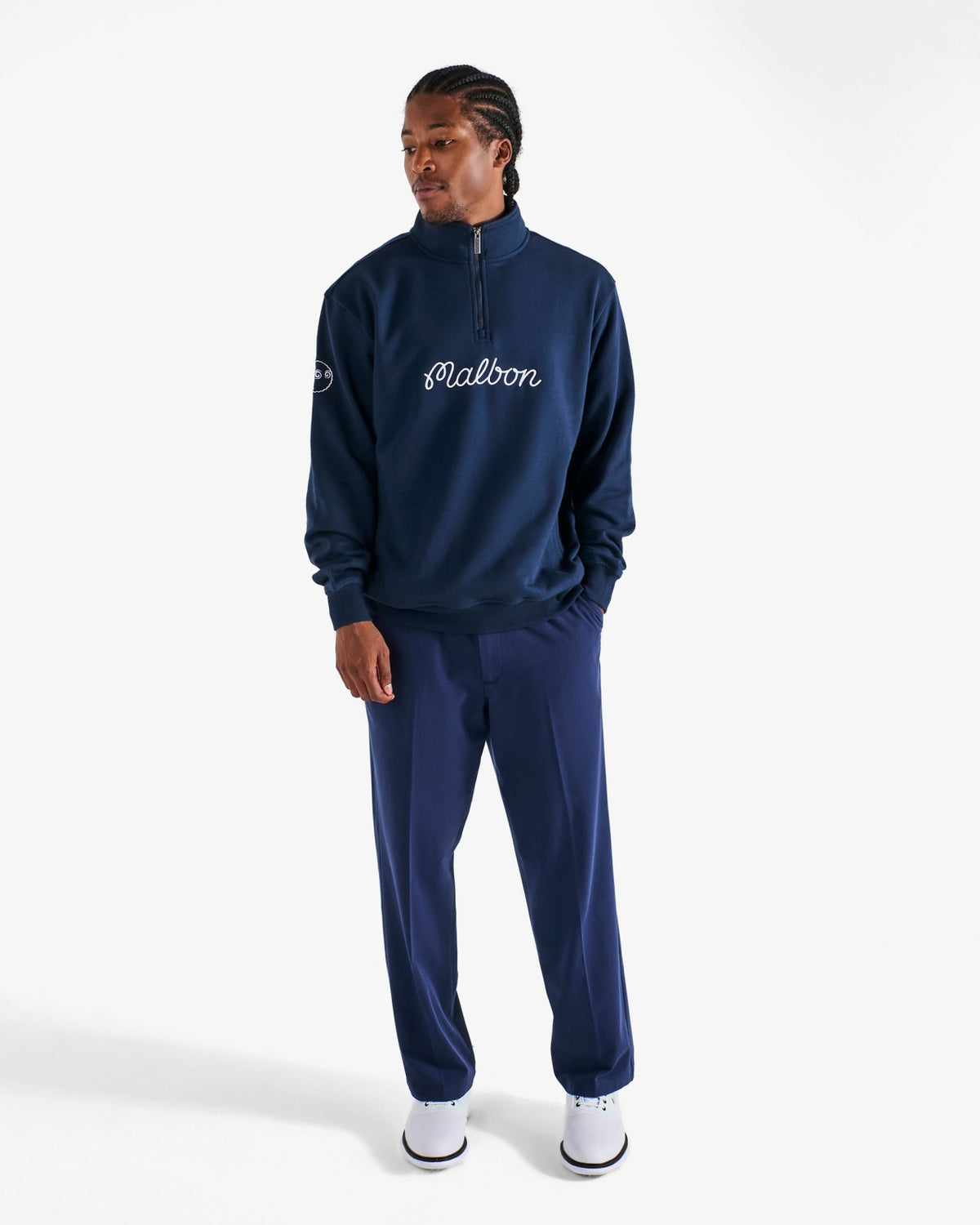 Collegiate Sweatshirt - Navy Malbon Men