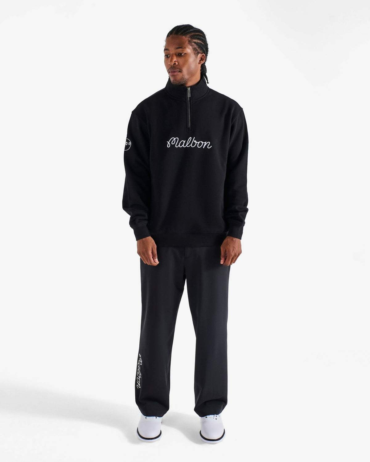 Collegiate Sweatshirt - Black Malbon Men