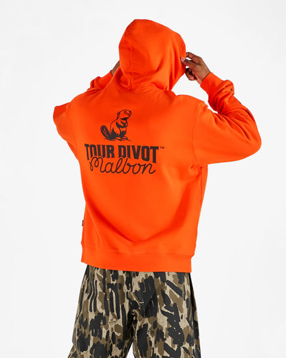 Fesque Tour Divot Camo Hoodie - Flame / Bark Camo Malbon Men