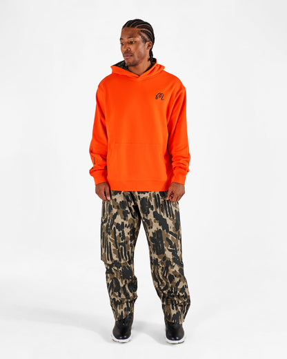 Fesque Tour Divot Camo Hoodie - Flame / Bark Camo Malbon Men
