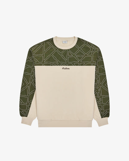 Tierra Crewneck - Cream / Olivine Malbon Men