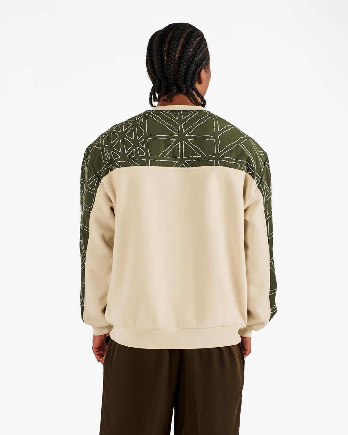 Tierra Crewneck - Cream / Olivine Malbon Men