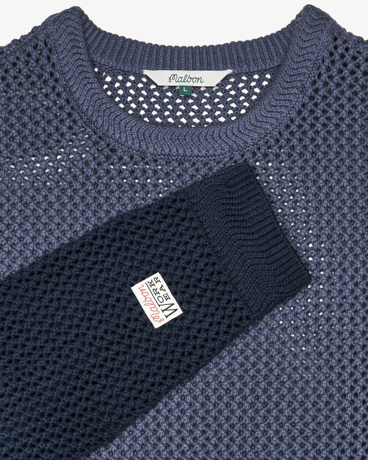 Workshop Sweater - Dusty Navy Malbon Men