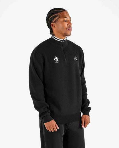Curry Brand Sorrel Sweater - Black Malbon Men