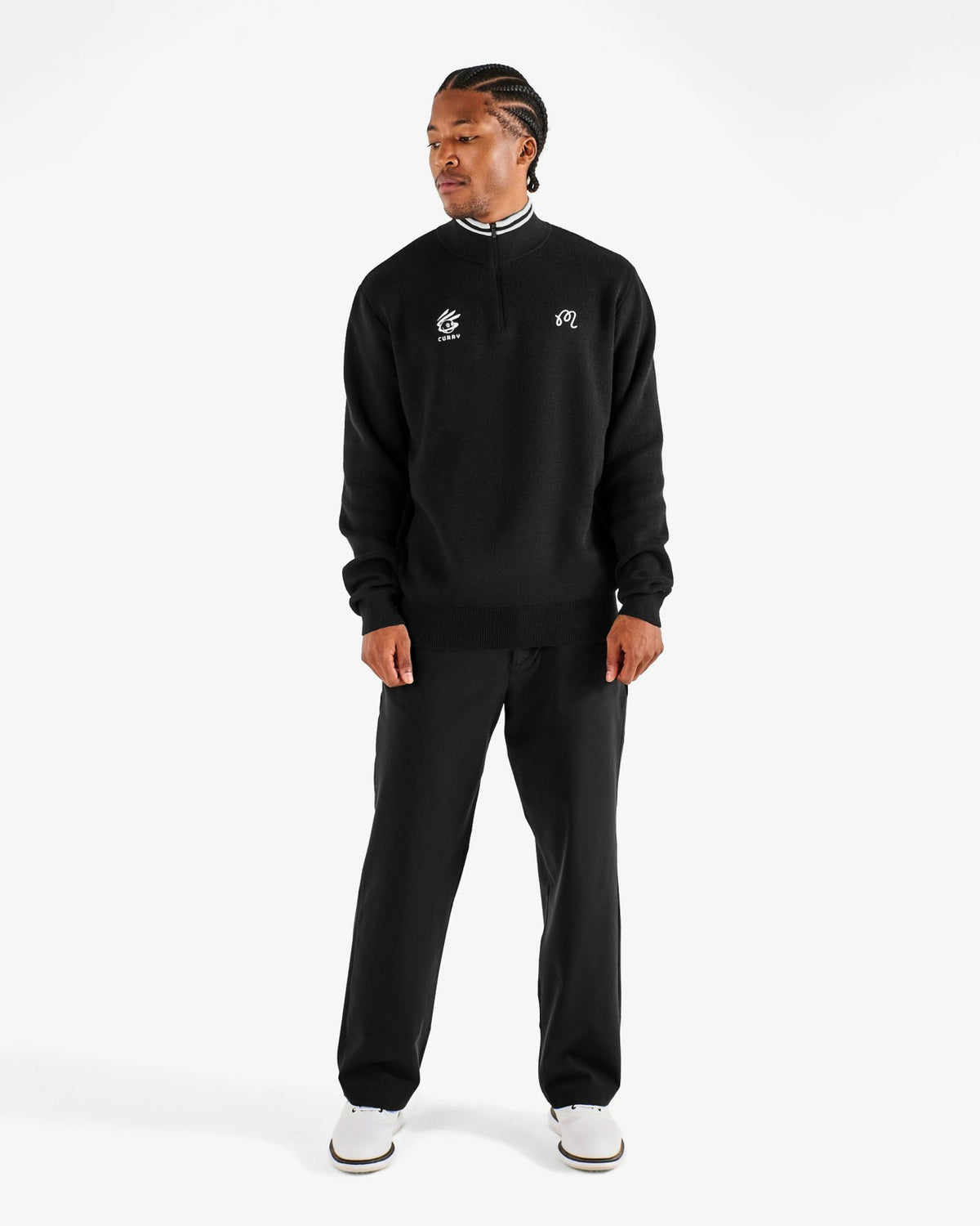 Curry Brand Sorrel Sweater - Black Malbon Men