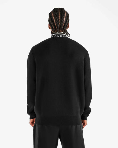 Curry Brand Sorrel Sweater - Black Malbon Men