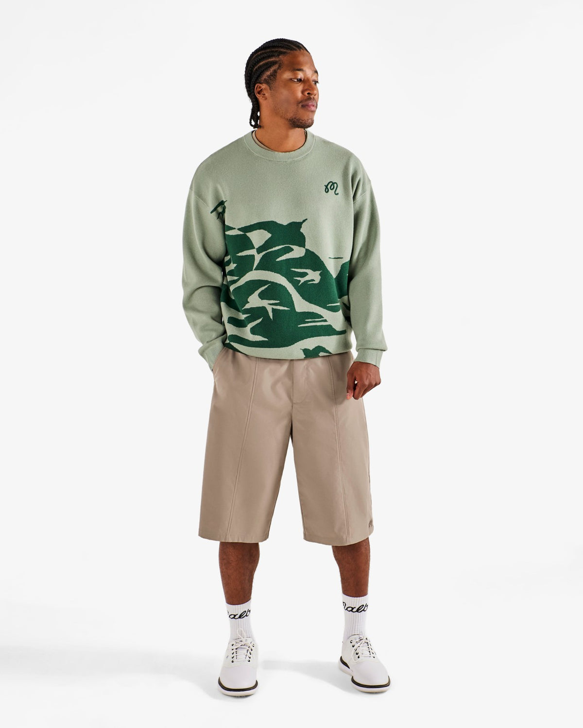Mariel Sweater - Green Tint Malbon Men