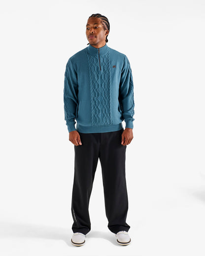 Santoro Sweater - Aegean Blue Malbon Men