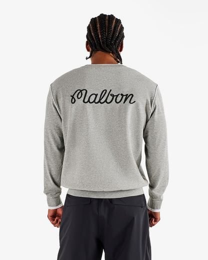 Studio Seoul Double-Knit Mens Pullover - Grey Malbon Men