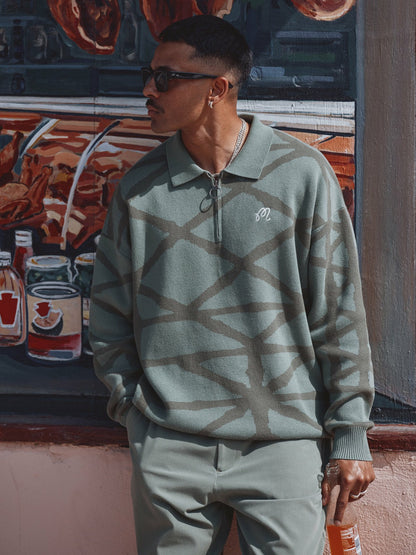 Verdant Sweater - Olivine Malbon Men