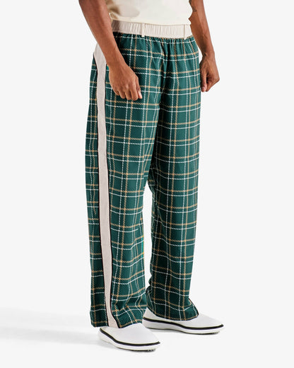 Bushmills Track Pant - Green Plaid Malbon Men