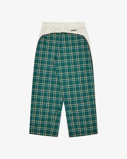 Bushmills Track Pant - Green Plaid Malbon Men