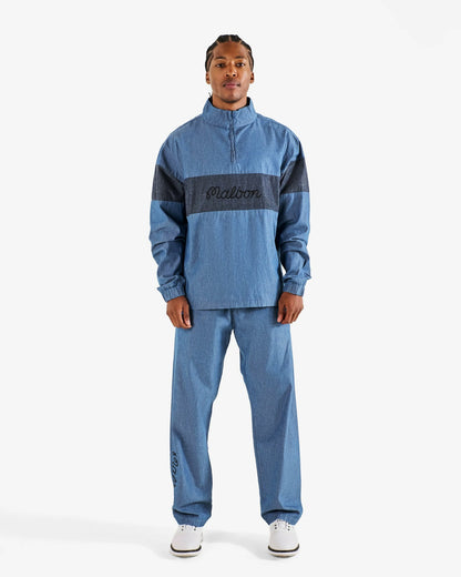 Gdc Denim Elastic Waist Pant - Light Blue Malbon Men
