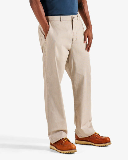 Hickory Pant - Hickory Brown Stripe Malbon Men