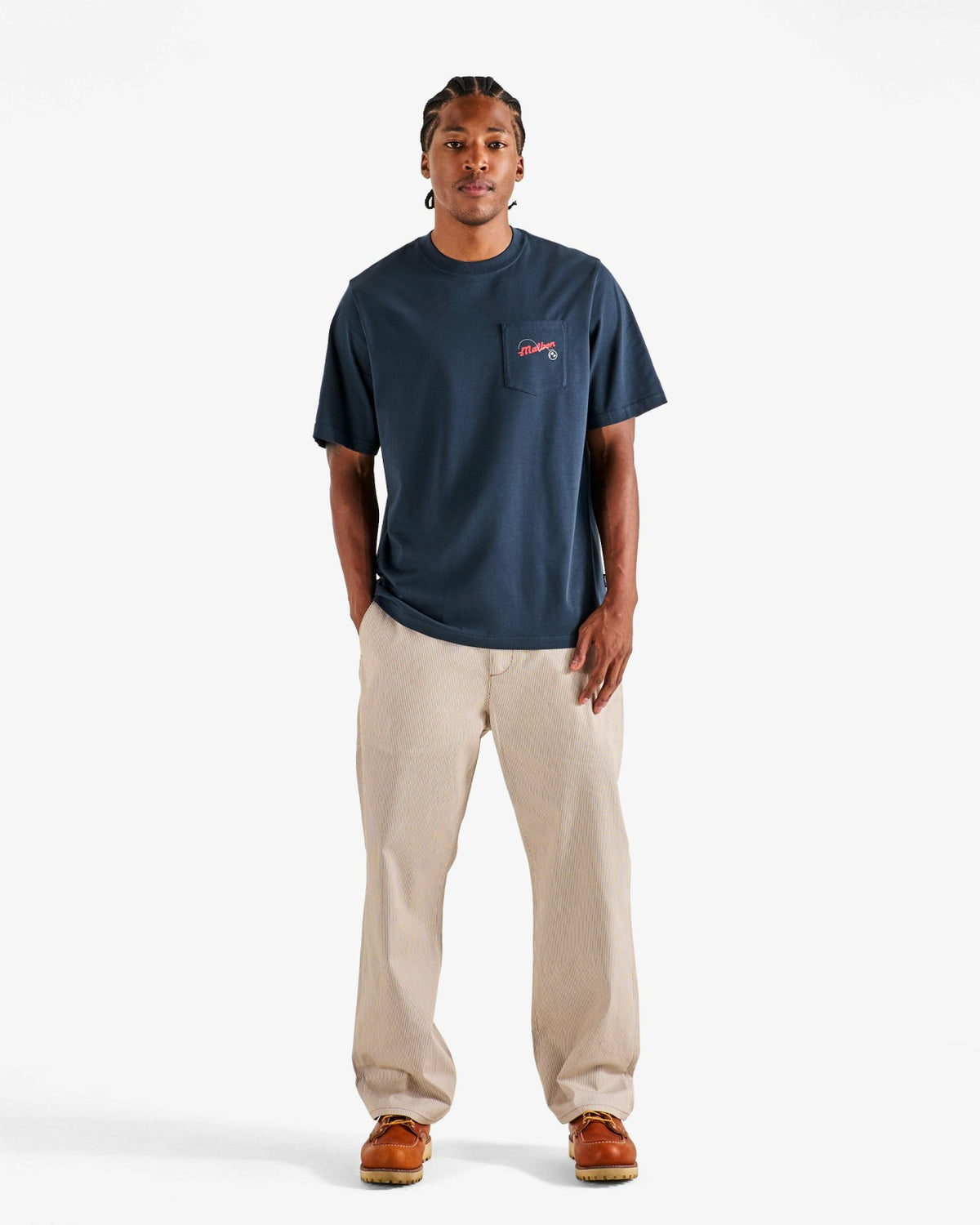 Hickory Pant - Hickory Brown Stripe Malbon Men