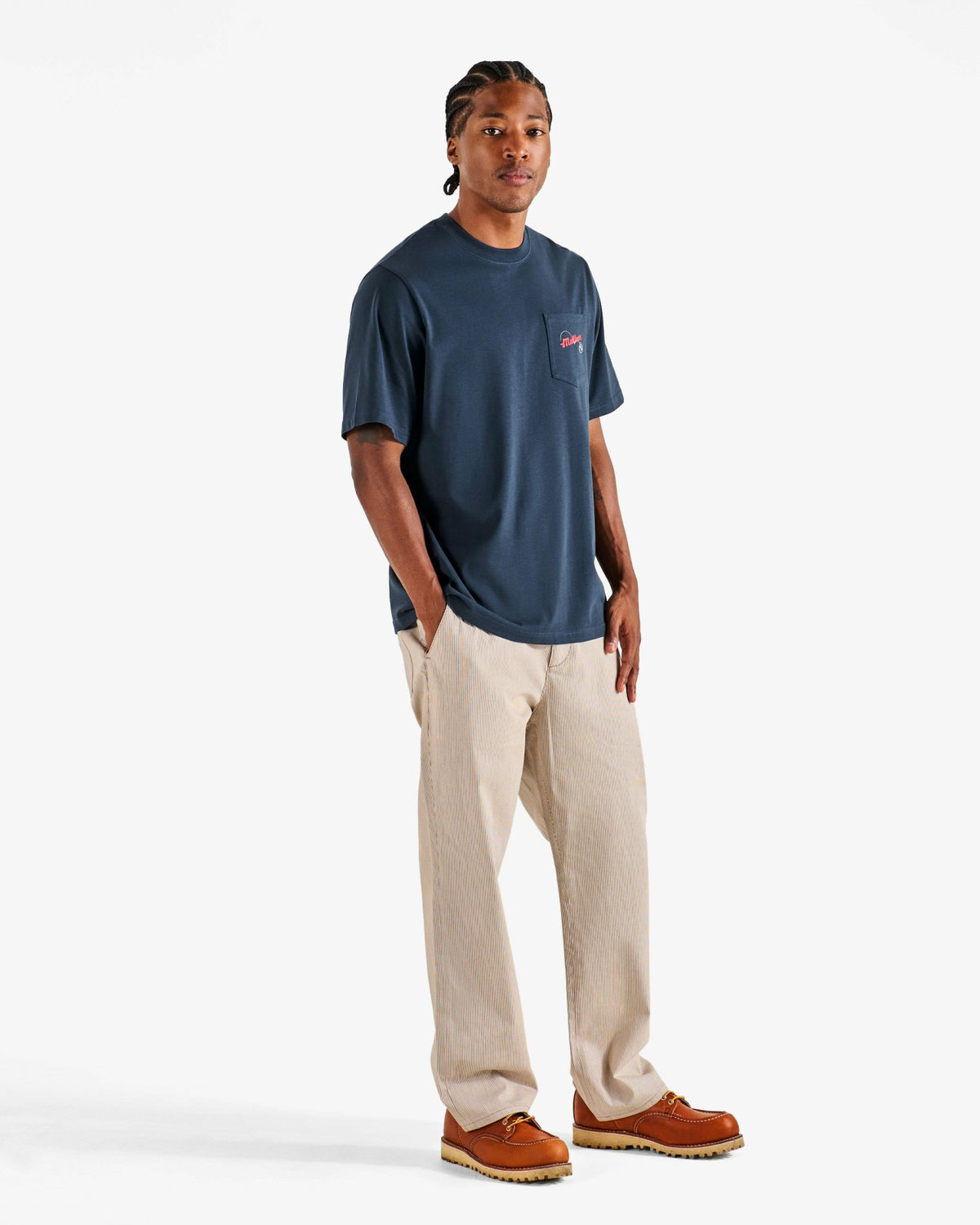 Hickory Pant - Hickory Brown Stripe Malbon Men