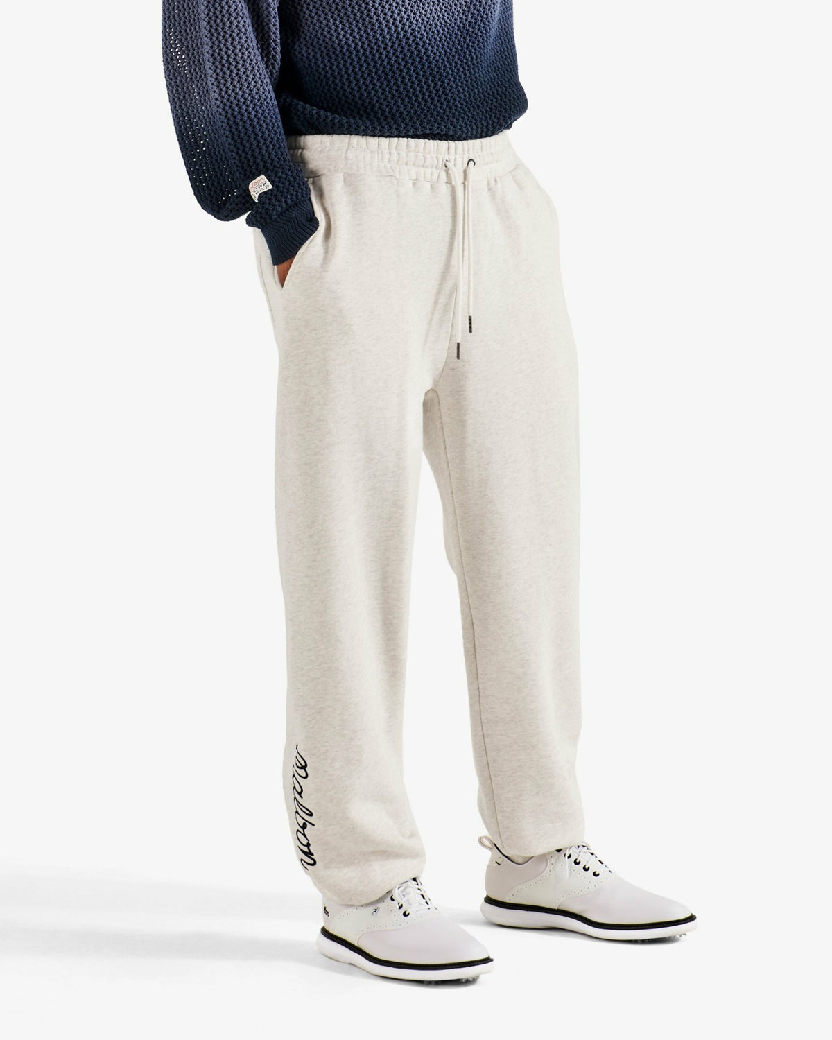 Clubhouse Sweatpant - Heather Oatmeal Malbon Men