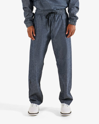 Gdc Denim Elastic Waist Pant - Navy Malbon Men