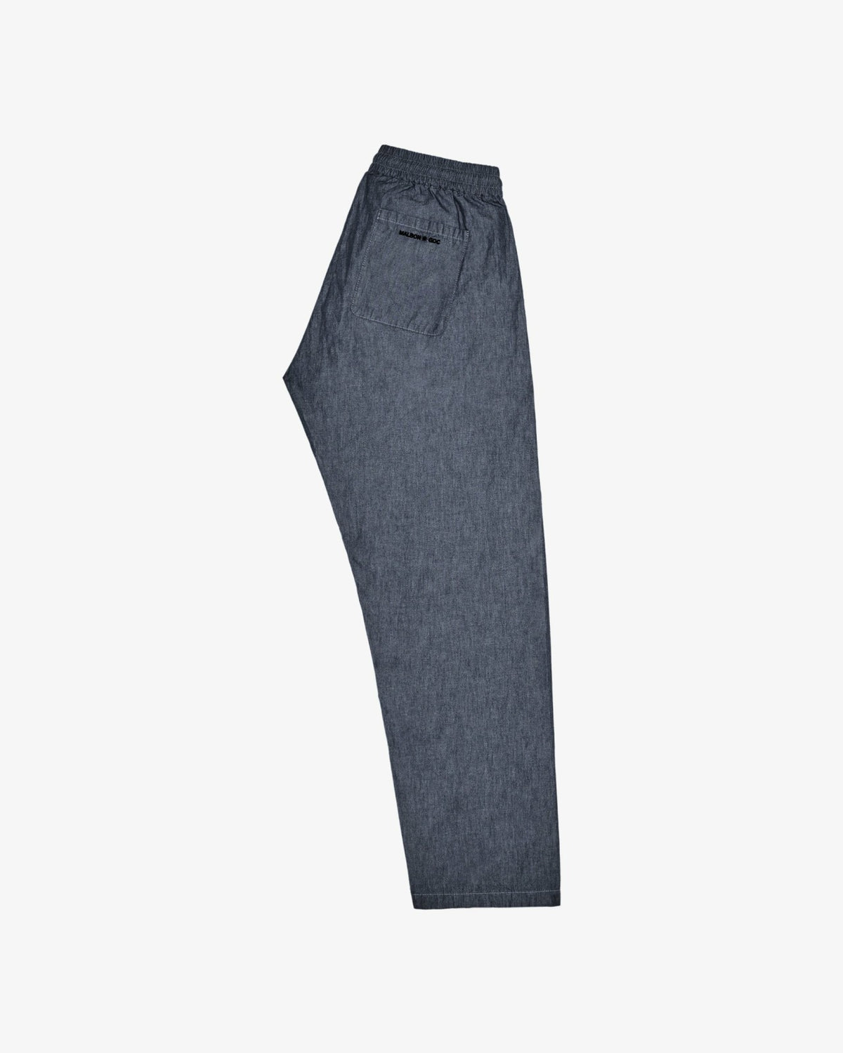 Gdc Denim Elastic Waist Pant - Navy Malbon Men