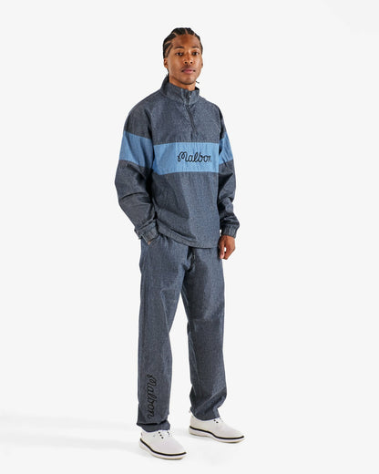 Gdc Denim Elastic Waist Pant - Navy Malbon Men
