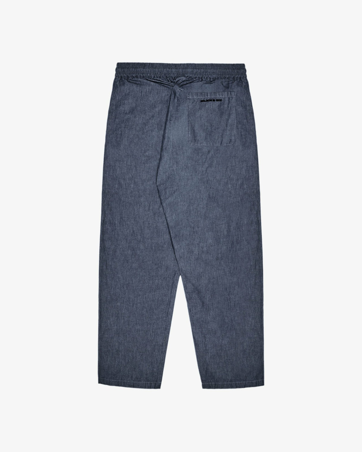 Gdc Denim Elastic Waist Pant - Navy Malbon Men