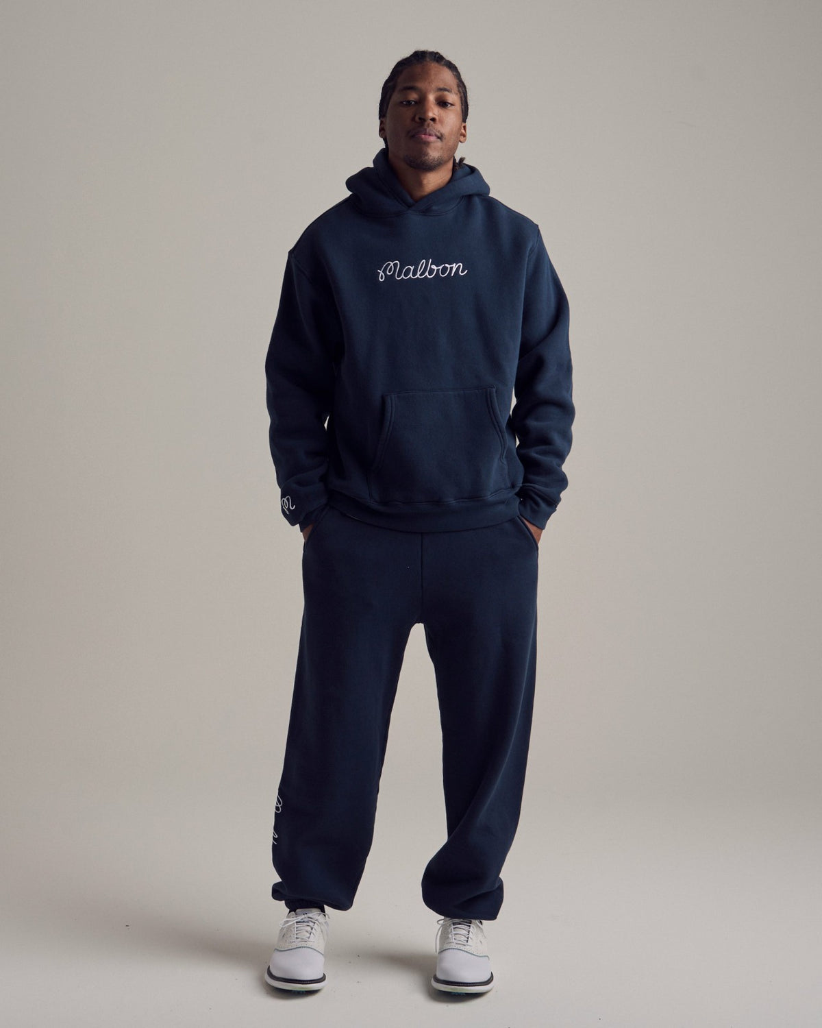 Clubhouse Sweatpant - Navy Malbon Men